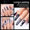 YOKEFELLOW Cat Eyes Gel Nail Polish 10ML Semi permanent Gel Varnishes with Ultra-sparkly Coarse Reflective magnetic powder 6
