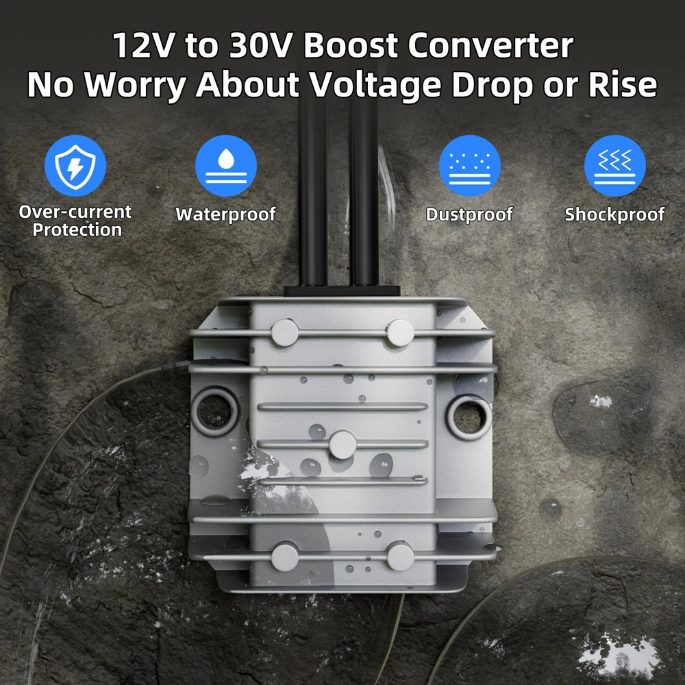 스타링크 미니 케이블카 어댑터 스텝업 컨버터 시거잭 플러그 12V 전원 케이블 10-28V 30V 3.5A 키트