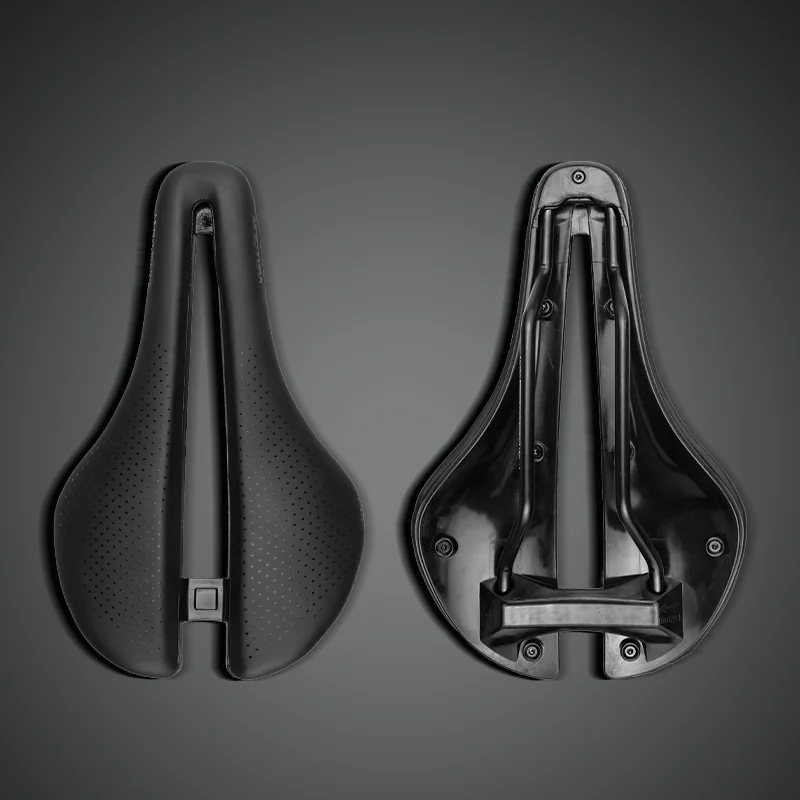 WALGUN Hohl Fahrradsattel PU Wasserdicht Aerodynamisches Fahrradkissen Stoßdämpfung Fahrradsitz MTB Rennrad Sitzzubehör – Detail 9