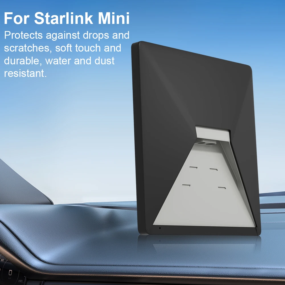 For Starlink Silicone Case Waterproof Protective Mini Case Full Cover Anti-Reflection Sticker Shell For Starlink Dish Antenna