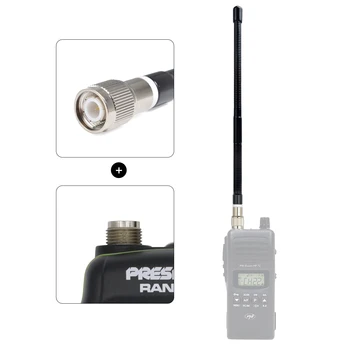 Antenna CB TNC in gomma da 27MHZ per il presidente tony FCC/fiery II Radio portatile CB portatile FCC, Antenna CB a frusta morbida flessibile