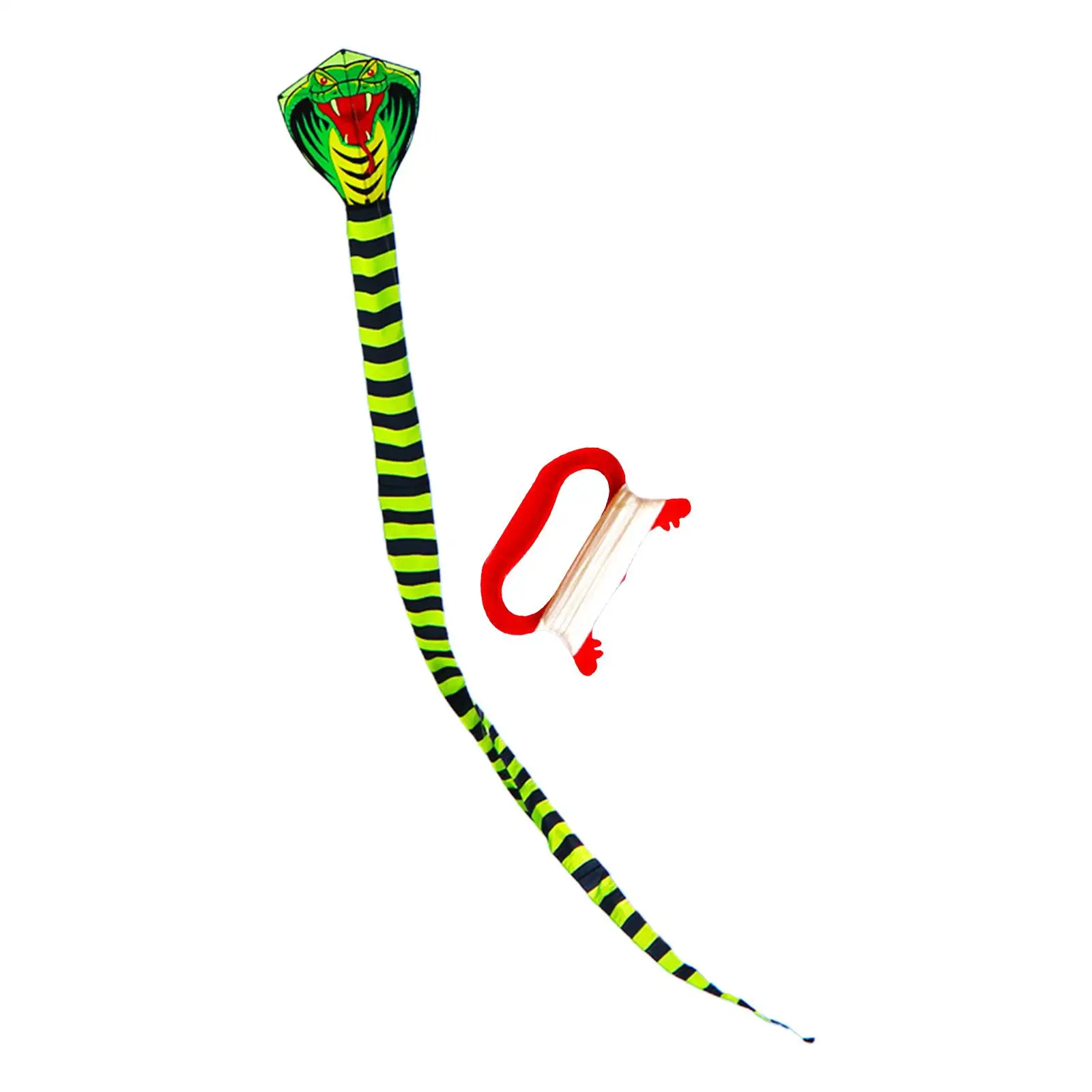 Snake Kite with Long Tail Kids Outdoor Toy for Park Lawn Birthday Gift