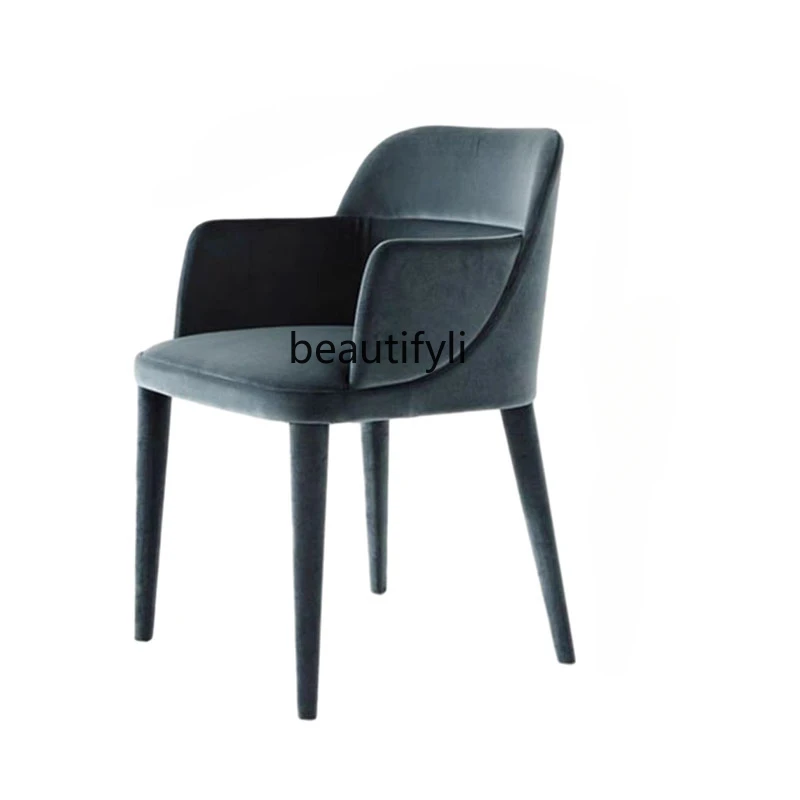 

Italian Modern Minimalist Restaurant Dining Chair Reception Chair Modern Design Leisure Chair Light Luxury Creative Easy