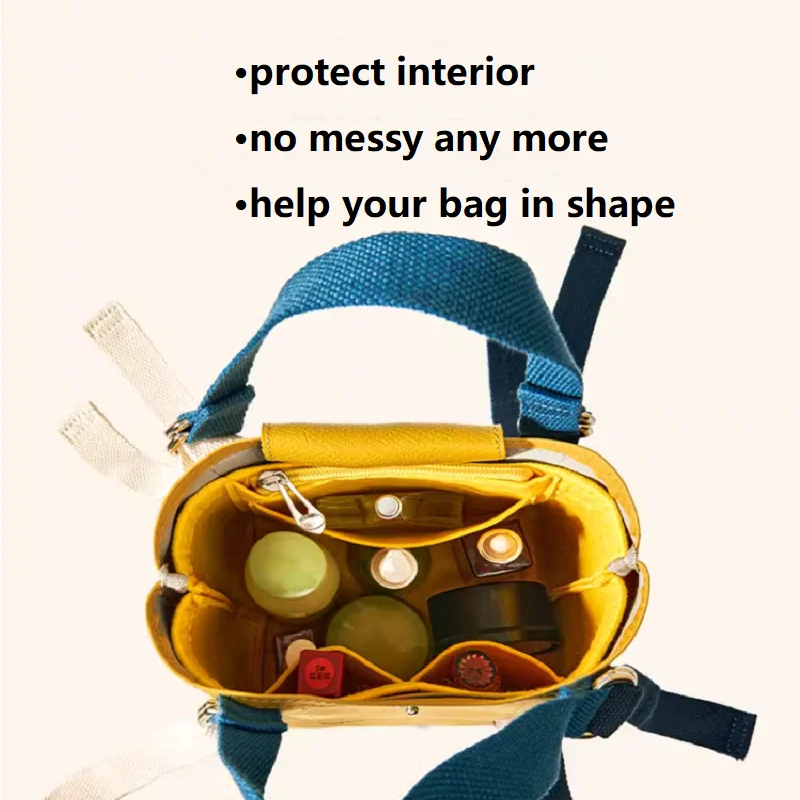 【Only Sale Inner Bag】Bag Organizer Insert For Longchamp RePlay HCC2 Organiser Divider Shaper Protector Compartment