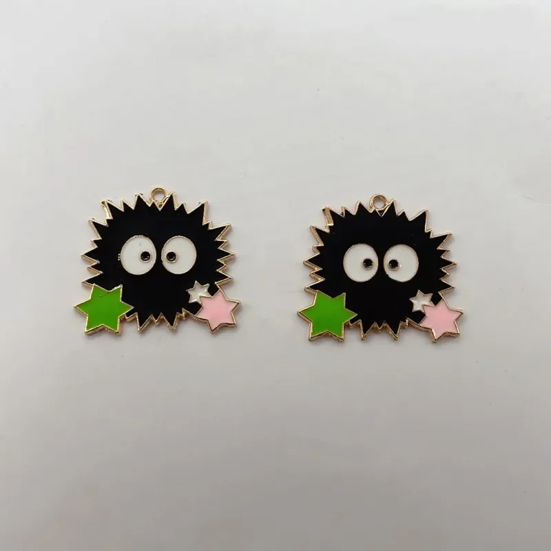 

10pcs Alloy Charm Cartoon Anime Pendant Earrings DIY Keychain Necklace Pendant Earring Cute Charms