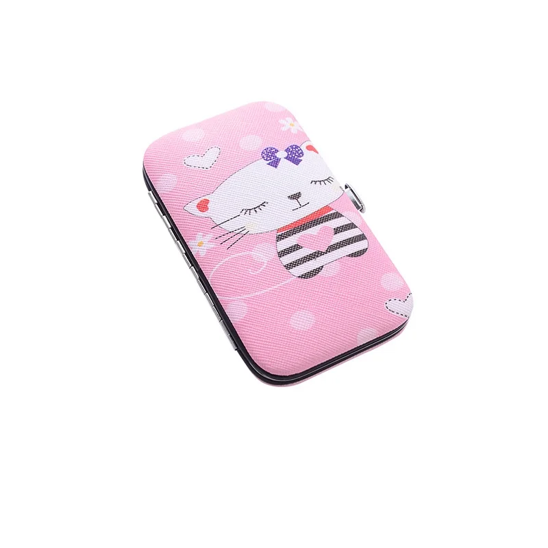 Cartoon Nail Clipper Ear Scooper Manicure Tools Set 7PCS nail clipper set nail clipper nail care kit nail scissors set nail clippers manicure pedicure kit manicure set manicure sets manicure nail clipper set nail clippers kit
