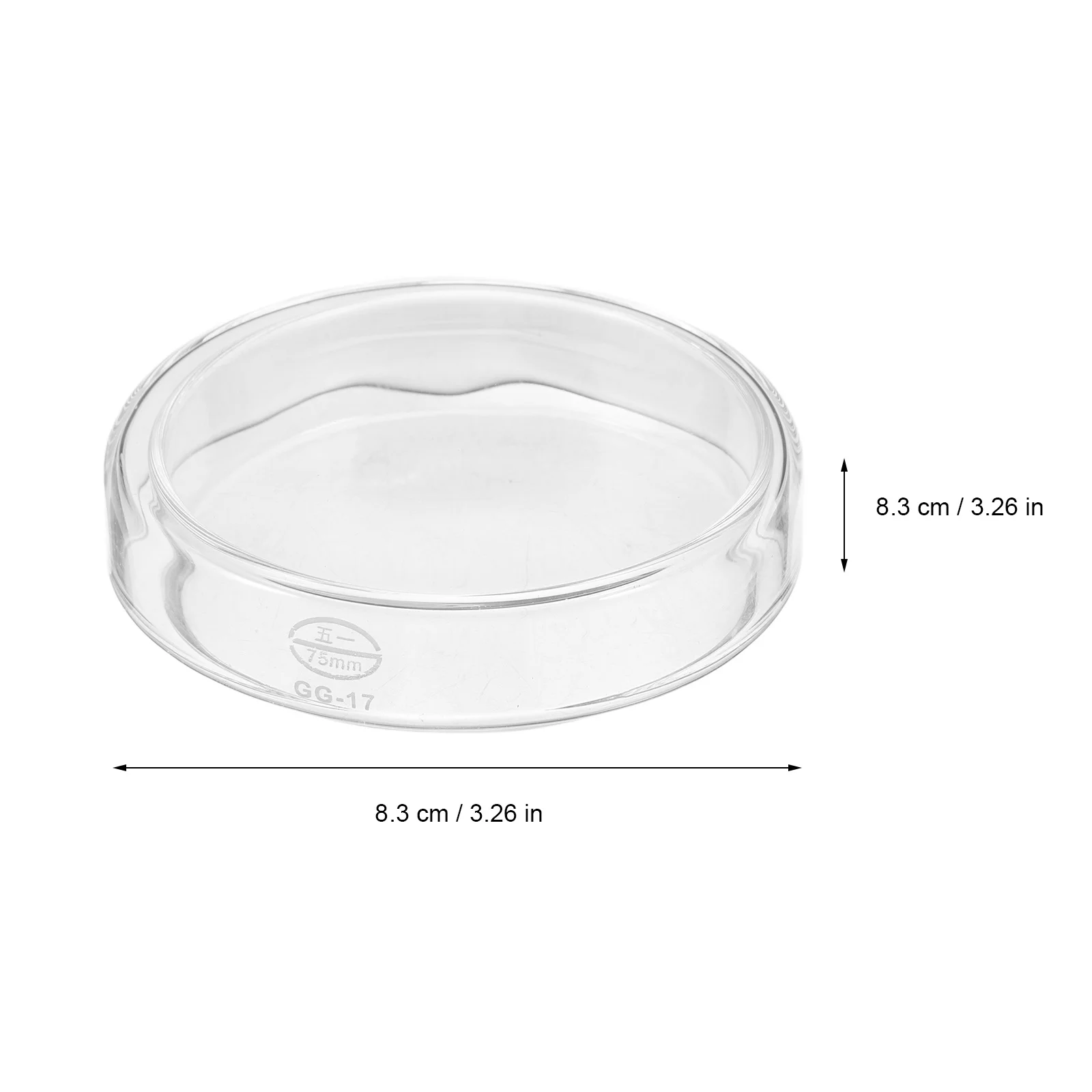 1Set Glass Petri Dish Thickened Durable Cell Culture Plate Laboratory Culture Dish with Lid Clear Glass Petri Dishes