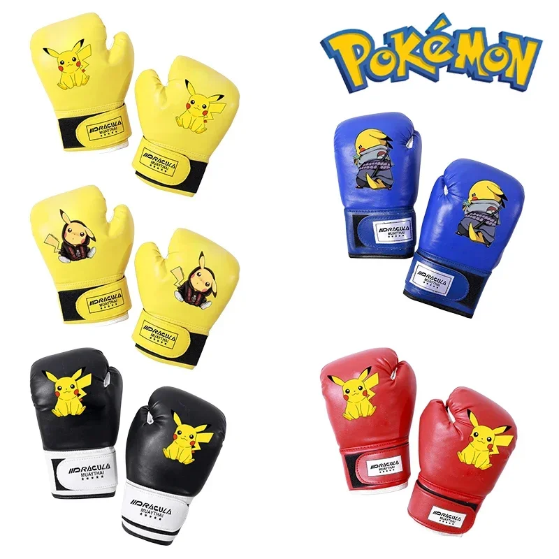 6oz 10oz Pikachu Children Fashion Boxing Gloves Anime