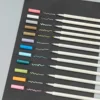12pcs Metallic Pen,DIY Scrapbooking Crafts Marker stationery 1