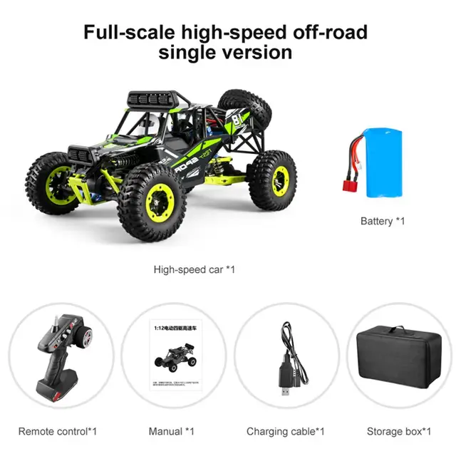 1:12 2026 Climbing Car  Toys Four-wheel Independent Shock Absorption Suspension System 2.4g 4wd High Speed Off-road Drift Rc Car