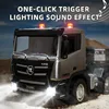 Genuine Huina Remote Control Flatbed Trailer Electric Truck Tractor Excavator Children'S Engineering Car Toy Gift For Christmas 5