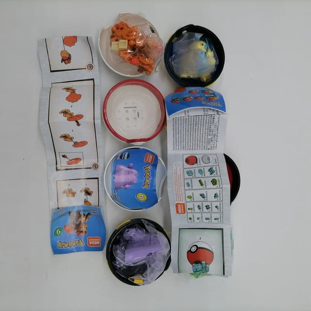 Pokemon Action Figure Bulbasaur Bikachu Pikachu Anime Bulbasaur Building Blocks Dolls Children Gifts Toys 5