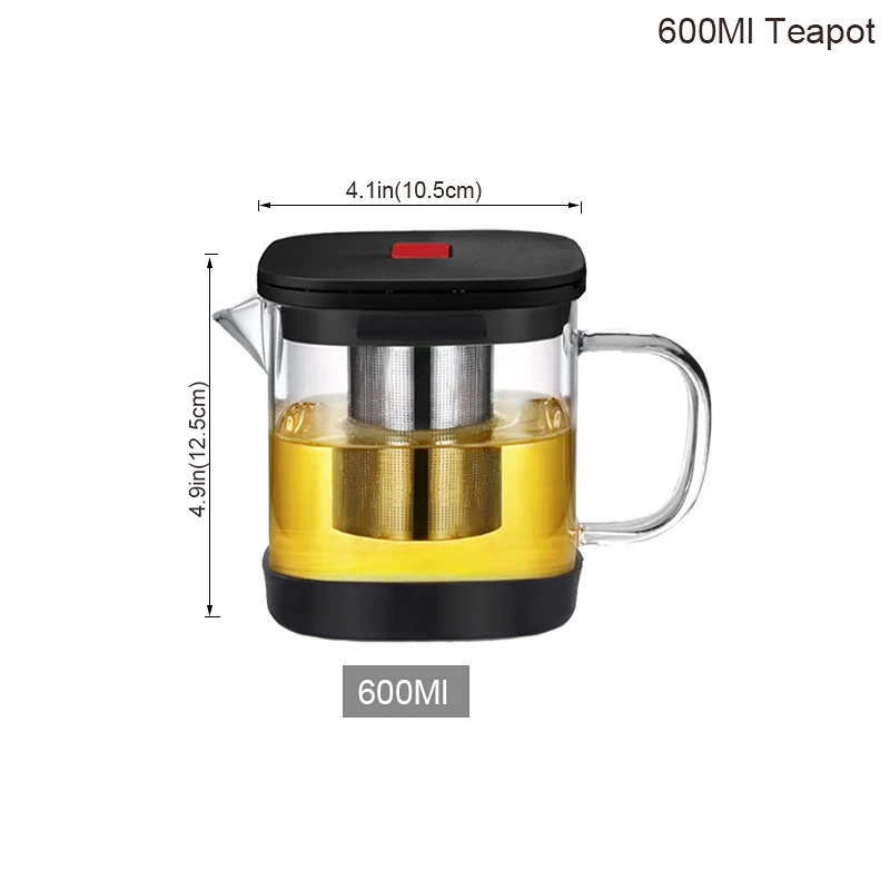 Square pot 600ml