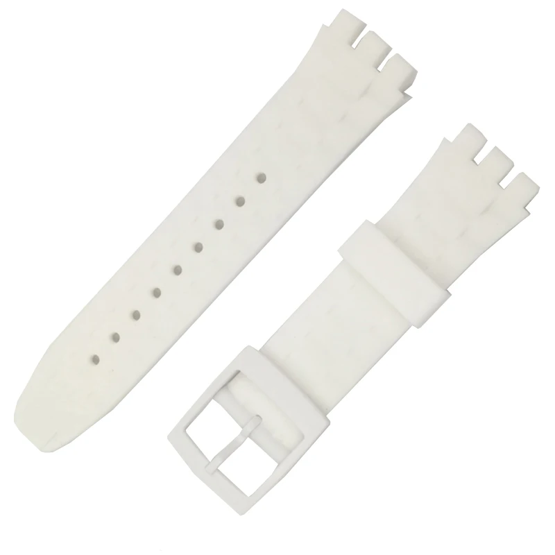 21mm Silicone Watch Strap - Durable Rubber Wristband Bracelet