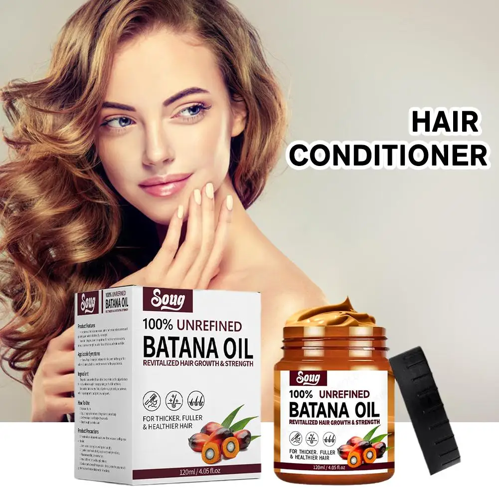 2PCS 120ml Batana Oil Hair Conditioner Oil Hair Treatment Mask Moisturize And Repair Root for hair Healthier Thicker