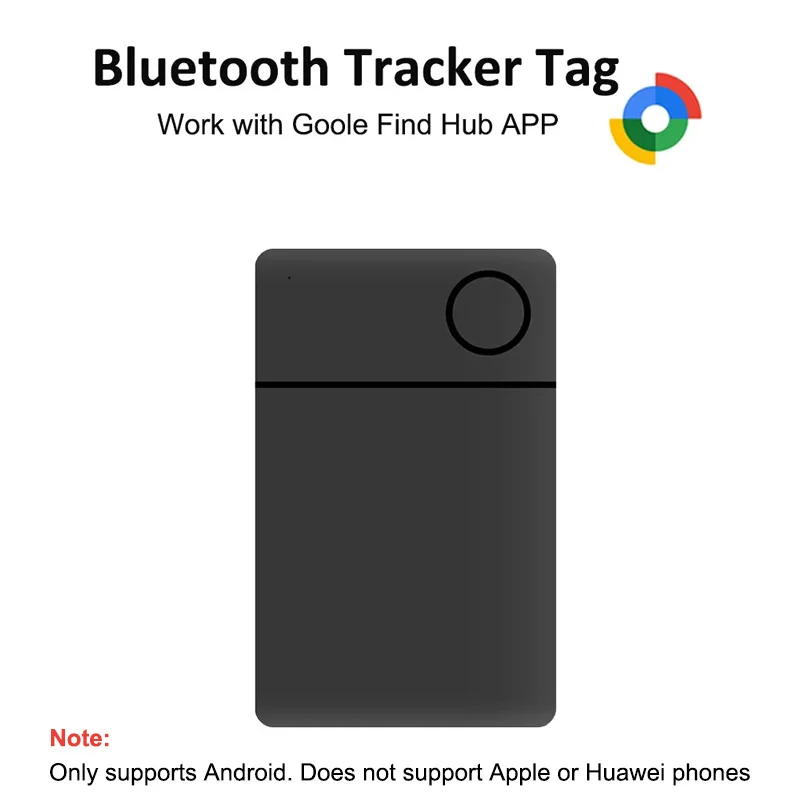 Slim Rechargeable Wallet Tracker Card - Credit Card Size Item Finder and Locator