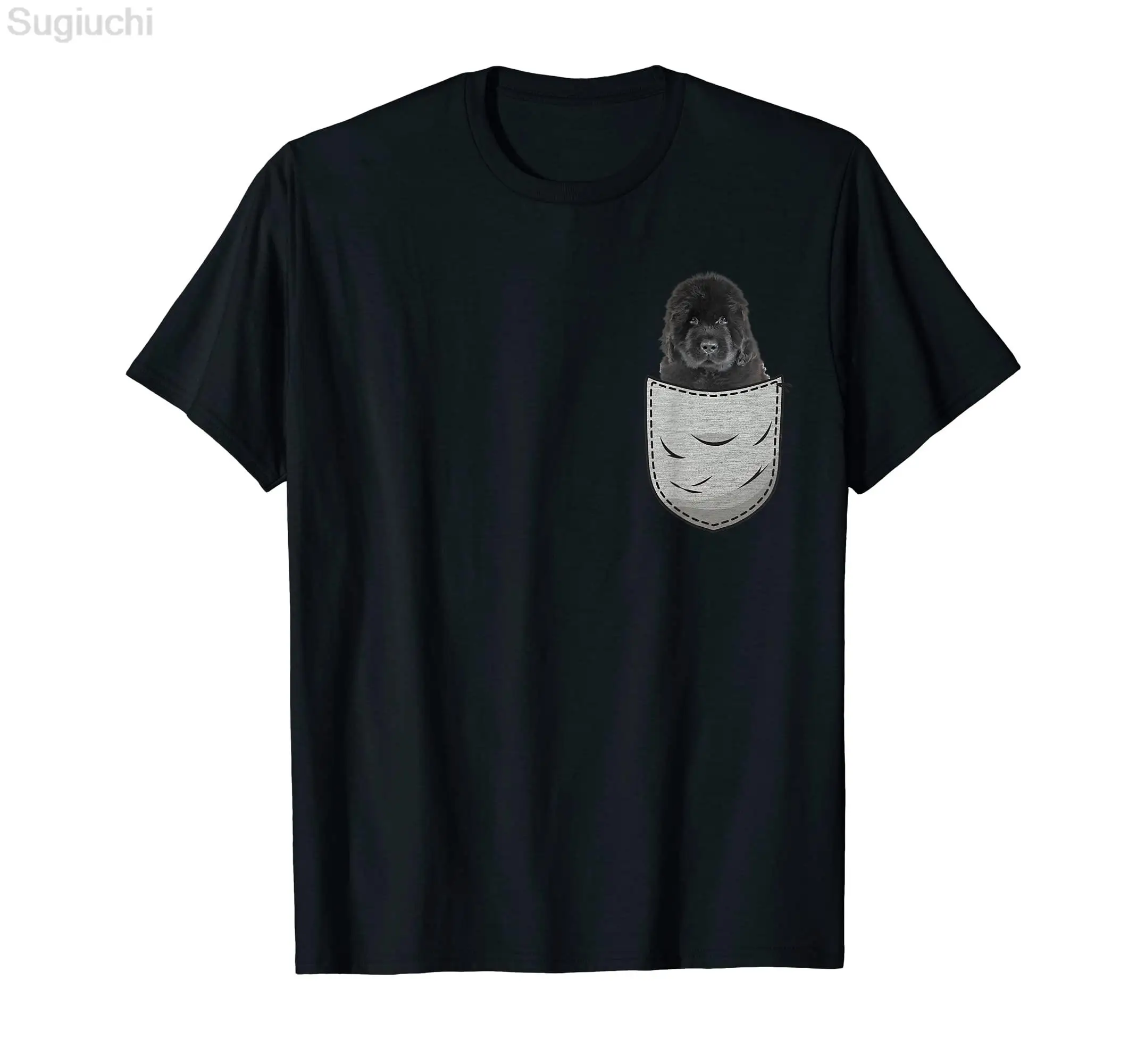 100% bumbac amuzant Newfoundland câine Newfie proprietar retro vintage tricou tricou grafic Haruku la modă tricou_voghion.com
