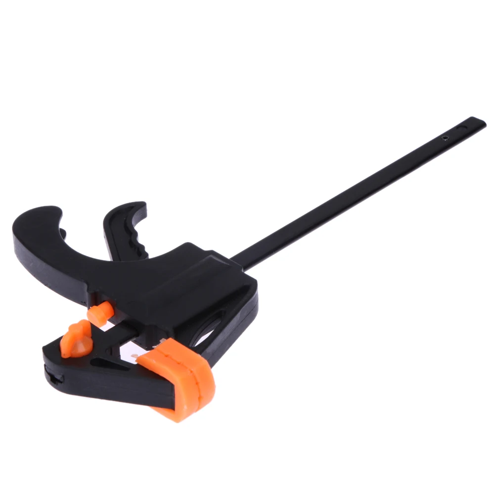 4 Inch F Type Woodworking Clamp Heavy Duty Woodworking Clip Ratchet Release Portable Practical Convenient Durable Carpenter Tool