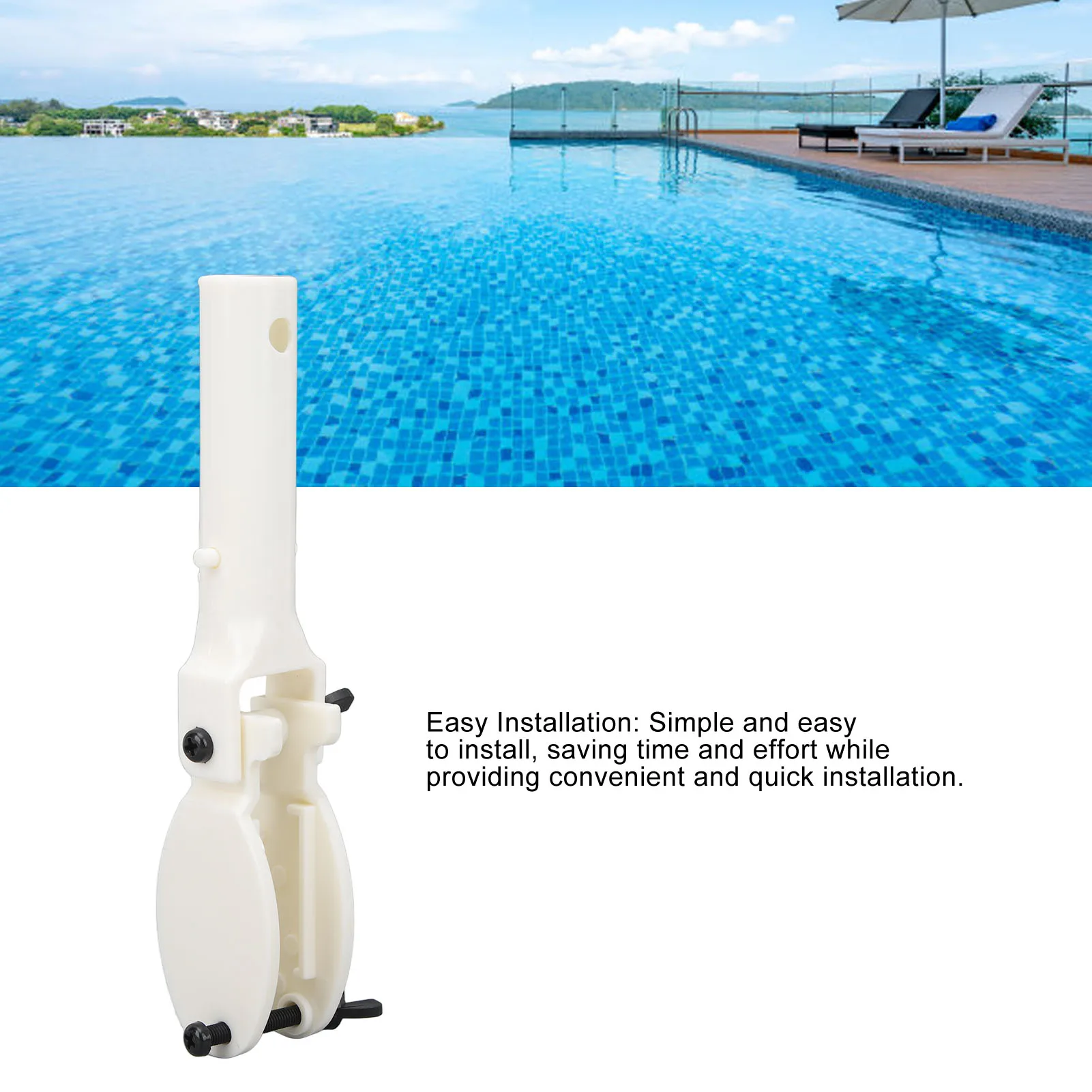 PC 조류 염소 정제 고정 막대 풀 정제, 거치대 얼룩 제거 도구, 수영장 스파..