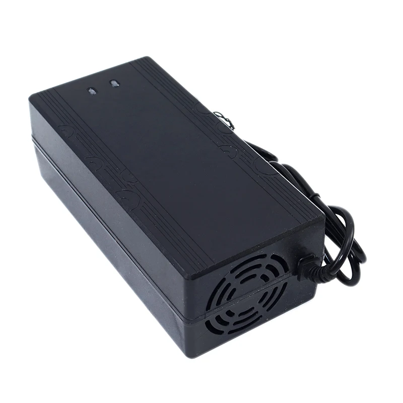 Pro Series 54.6V 5A fast lithium battery charger optimized for 13S 48V electric bike battery packs