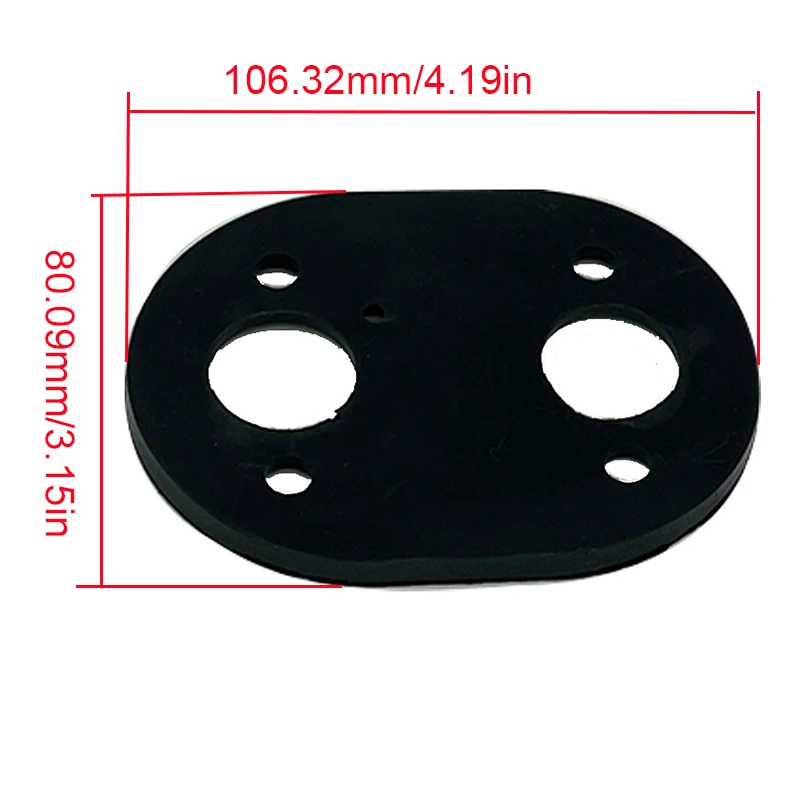 1/2/4/6/10X Car Air Heater Seal Gaskets Base Black For Eberspacher Airtronic D2 D4 Webasto Air Top 2000 Diesel Parking Heater