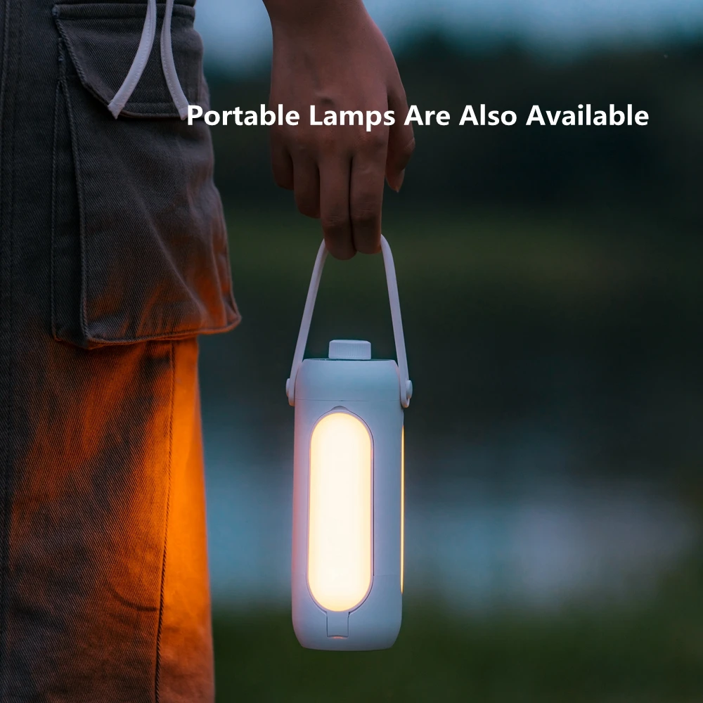 Xiaomi-Lampe de camping extérieure pliante, éclairage de grande