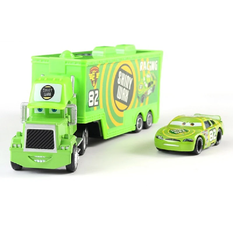 Disney Pixar Cars Trucks Mack Truck Lightning McQueen Racing Toy 1/55 Ratio Die Casting Ramirez Model Boy And Girl Birthday Gift 3