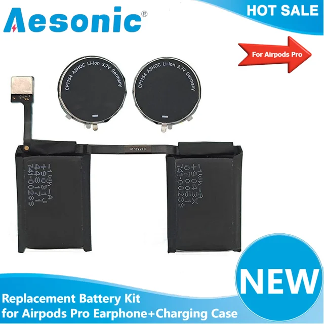 Charge Airpods Case Airpods 10 Battery Airpods Battery Mah 10 Pcs