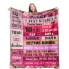 18th Birthday Gifts Ideas for Girls-Girls 18th Birthday Decor Blanket-Gift for 18 Year Old Girl-Gifts for Daughter Bestie Sister 4