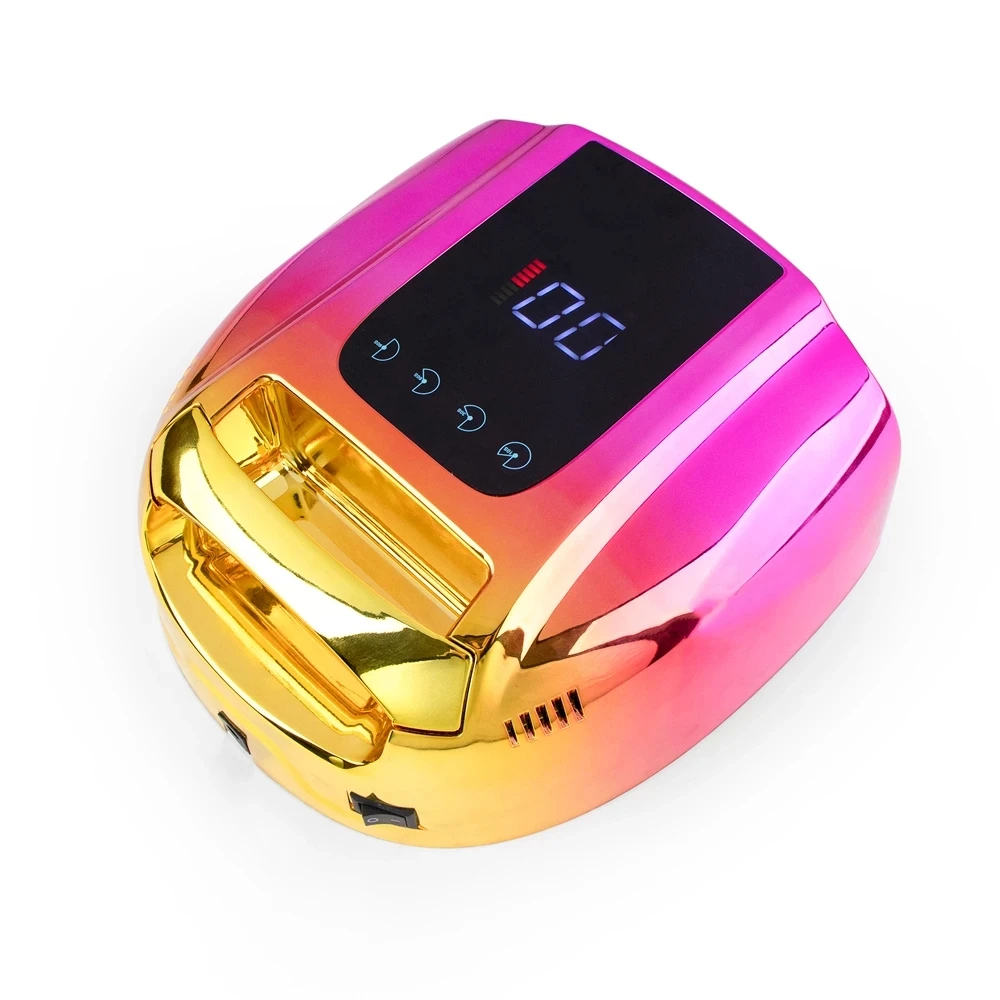 

Gradient Pro Cure Cordless Rechargeable 96w Led UV Nail Lamps for Manicure Gel Polish Professional for Salon with Private Logo