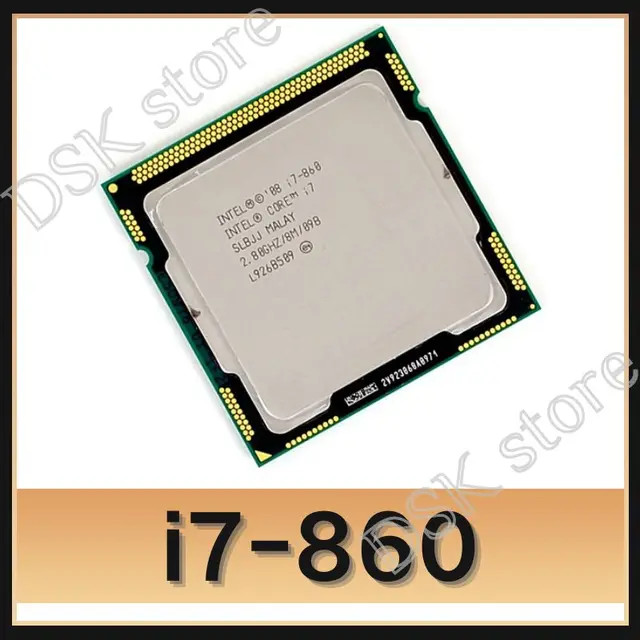 Processeur Intel I7 870 Quad Core 2.93ghz Tdp 95w Lga 1156, 8 Mo De Cache,  Pour Ordinateur De Bureau, Original, Livraison Gratuite, 100% - Processeurs  - AliExpress