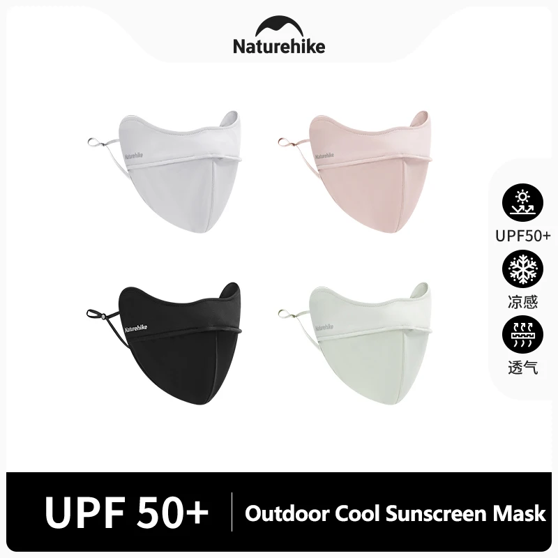 Naturehike Outdoor Sunscreen Mask Cool Fabric Summer Sunscreen Masks UPF50+ Sun Protection Facekini Cycling Fishing Climbing