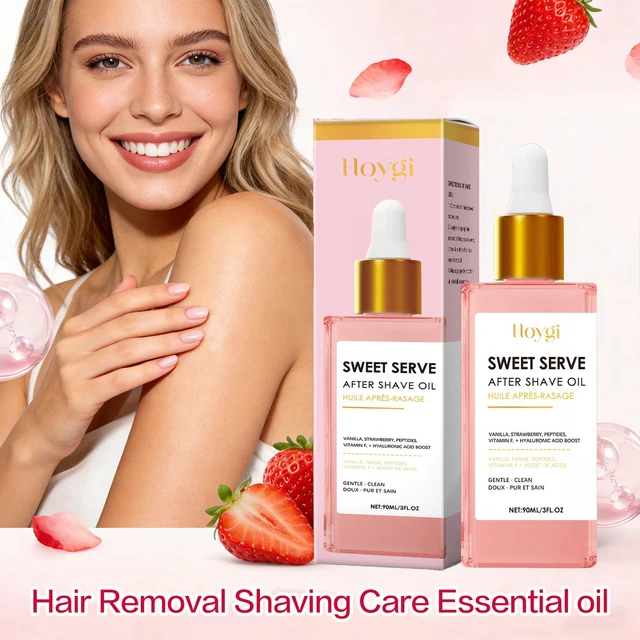 Hair Removal Shaving Care Esential Oil Deeply Hydrating and Nourishing Skin Strawberry Serve After Shave Oil for Women 90ml 1