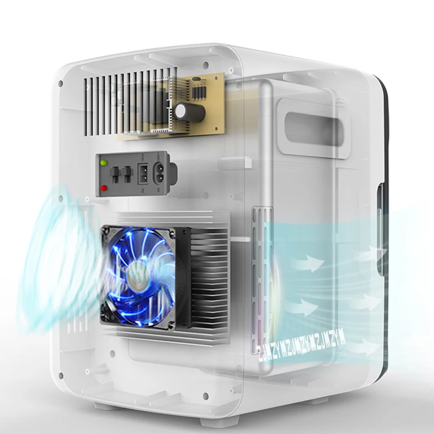 10L Mini Refrigerator Refrigeration Heating For Household And Car Use Portable Freezer 12V 220V 55W