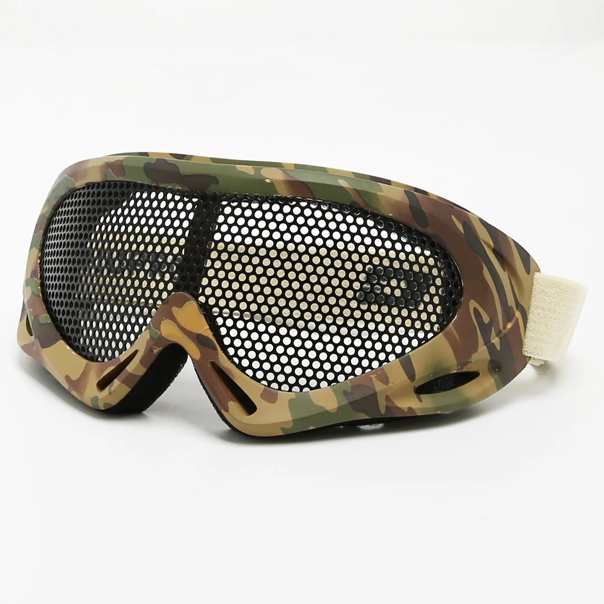 

Индивидуальные защитные очки X400 с железной сеткой, противоударные камуфляжные очки, сетчатые военные защитные тактические очки для фанатов