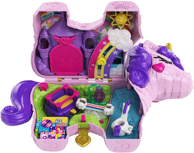 Kit Polly Pocket Boneca Infantil + Penteadeira Menina Rosa - Loja Zuza  Brinquedos