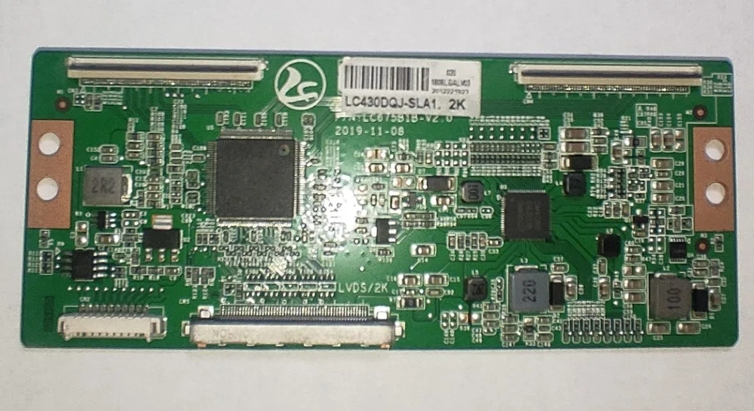 

Free shipping! Logic board 6870C-0756A T-CON LC675B1B-V2.0 white sign screen model LC430DJG-SLA1