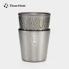 Thous Winds Ti-DOUBLE 300ml Titanium Camping MUG Outdoor Cup Lightweight Titanium Coffee Cup Backpacking Picnic Camping Supplies 1