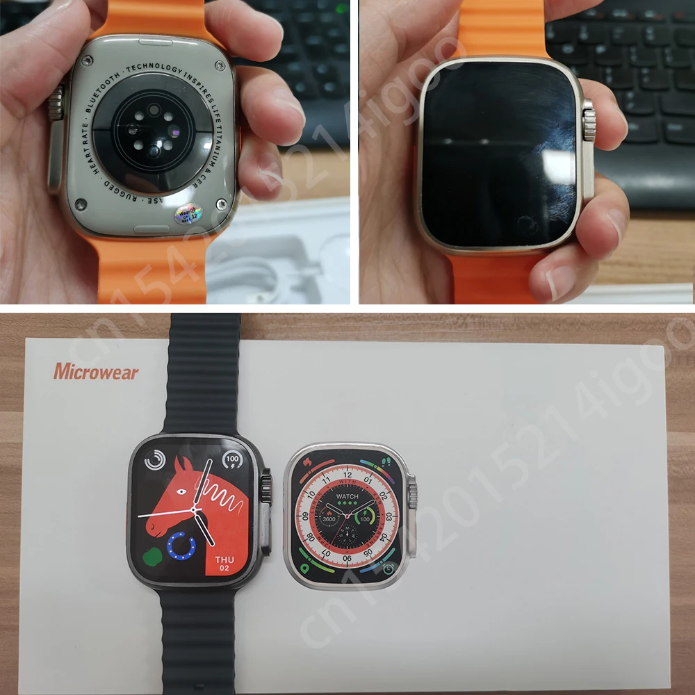 IWO W68 Ultra Max Smartwatch Ultra Series 8 NFC Smartwatch Men 49MM ...