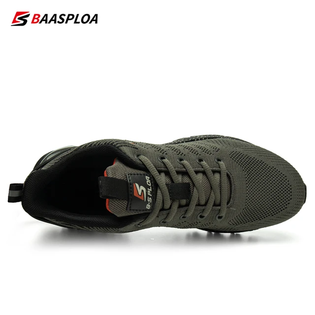 Baasploa Men Running Shoes Lightweight Sport Shoes for Men Mesh Breathable Casual Sneakers Non-Slip Outdoor 2023 New Arrival 5