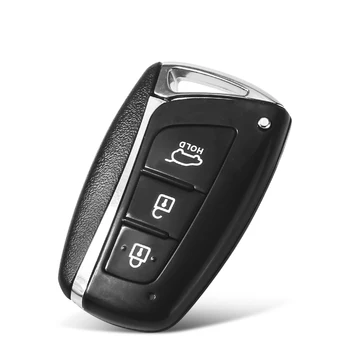 Custodia a guscio per chiave remota intelligente per HYUNDAI - KEYYOU 3 pulsanti Smart Remote Key Shell Case FOB per HYUNDAI SANTA FE IX45 2013