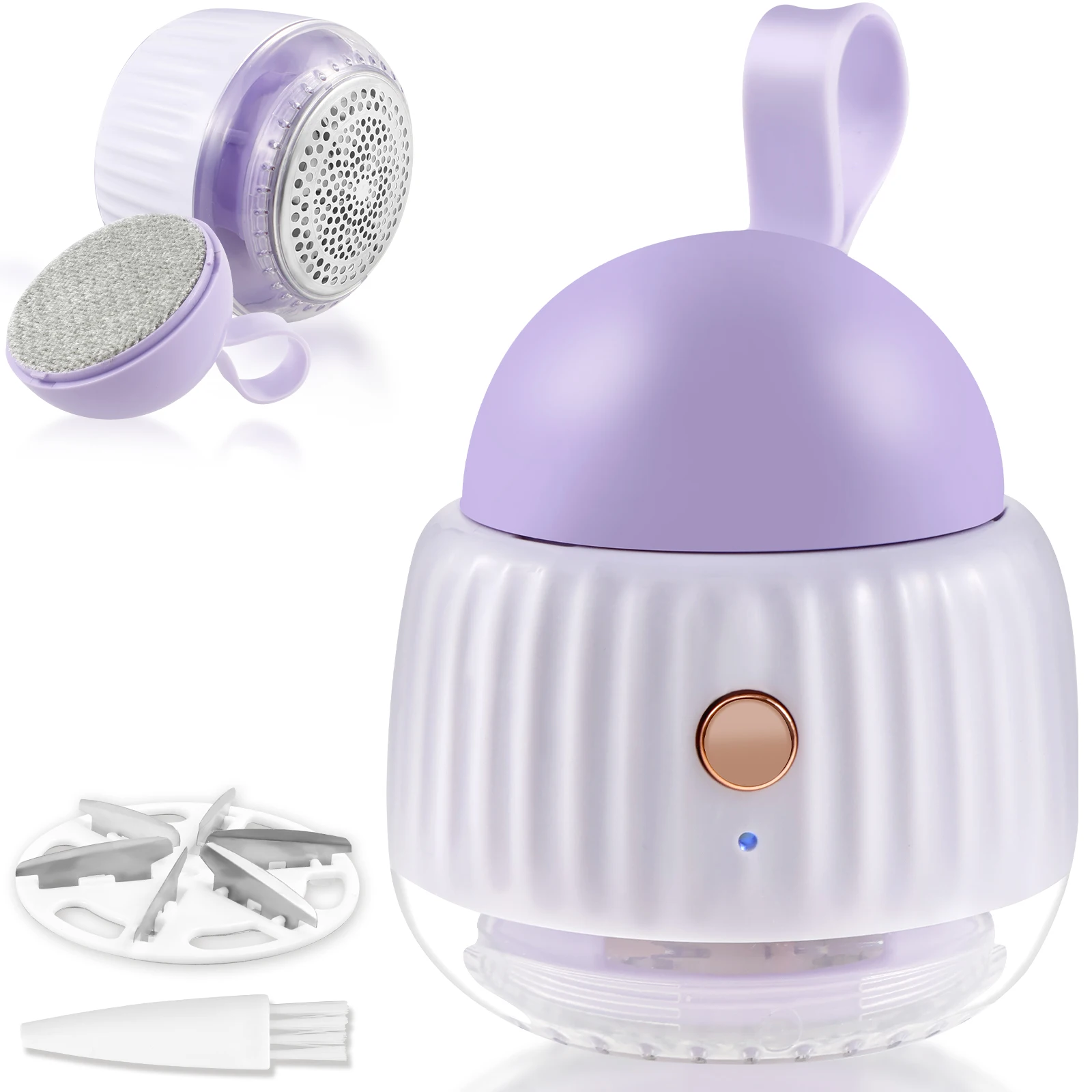 

NEW Electric Lint Remover with 6 Stainless Steel Blades Rechargeable Bobble Remover Portable Fabric Lint Shaver Fast Charging