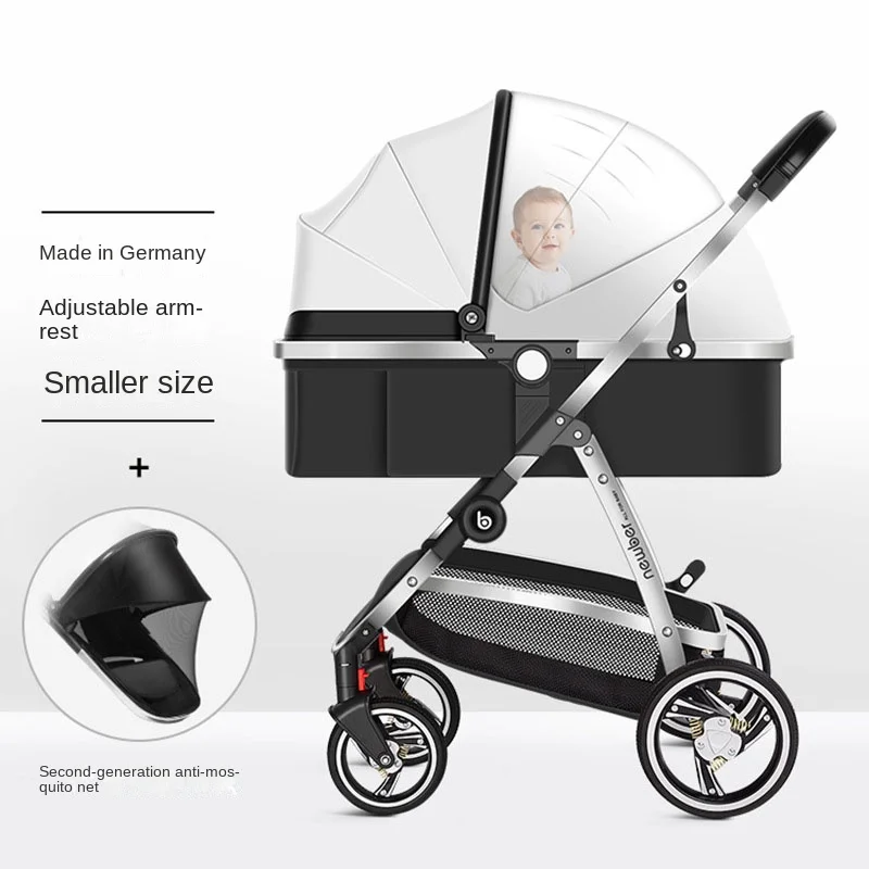 

Baby Stroller Three in One Universal Trial Shock Absorption Baby Stroller Foldable Mosquito Repellent Two-way Push Baby Stroller