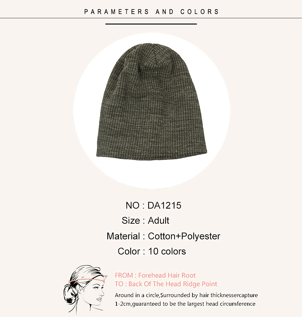 Frauen Neue Mode Erwachsene Streifen Skullies Mützen Herbst Winter Warme Casual Floral Stricken Hut Außen Turban Schönheit Marke Motorhaube – Detail 2