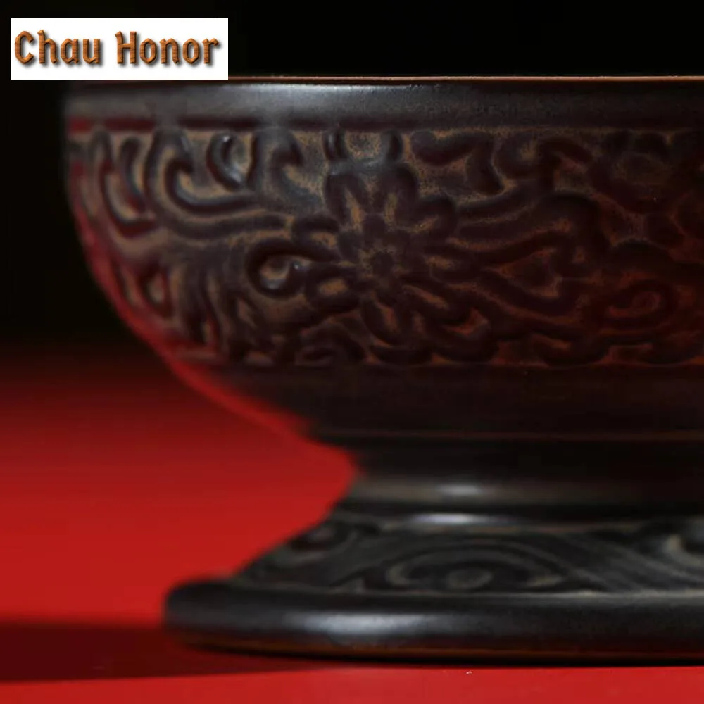 Handmade Lotus Rough Pottery Incense Holder Antique Mist Smoking Steamers Scented Aromatic Candles Tea Services Accessories Gift