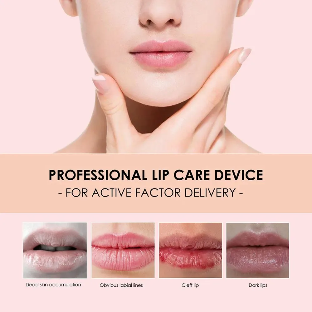 Derma Roller 105 Pin Derma Roller Titanium Pin Roller Lip Beard Growth Hair Growth Portable Manual Lip Massager