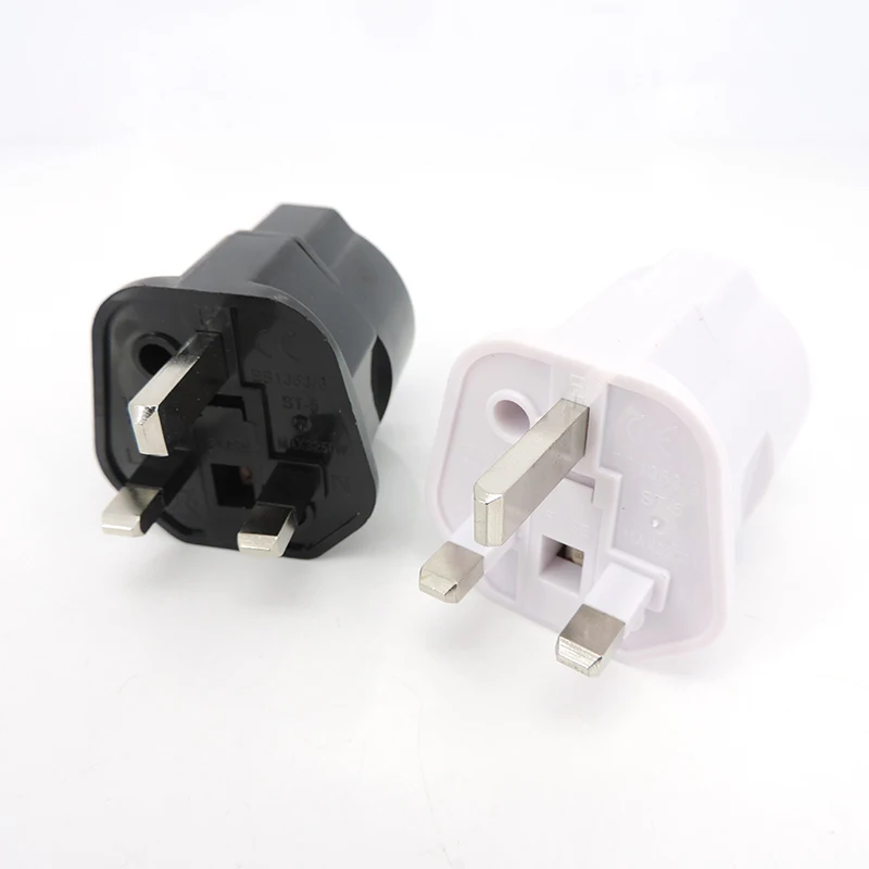 Universal 13A 250V Copper EU Korea Germany France Russia To HK UK Power Adapter Fused Plug Singapore Malaysia Converter Type G