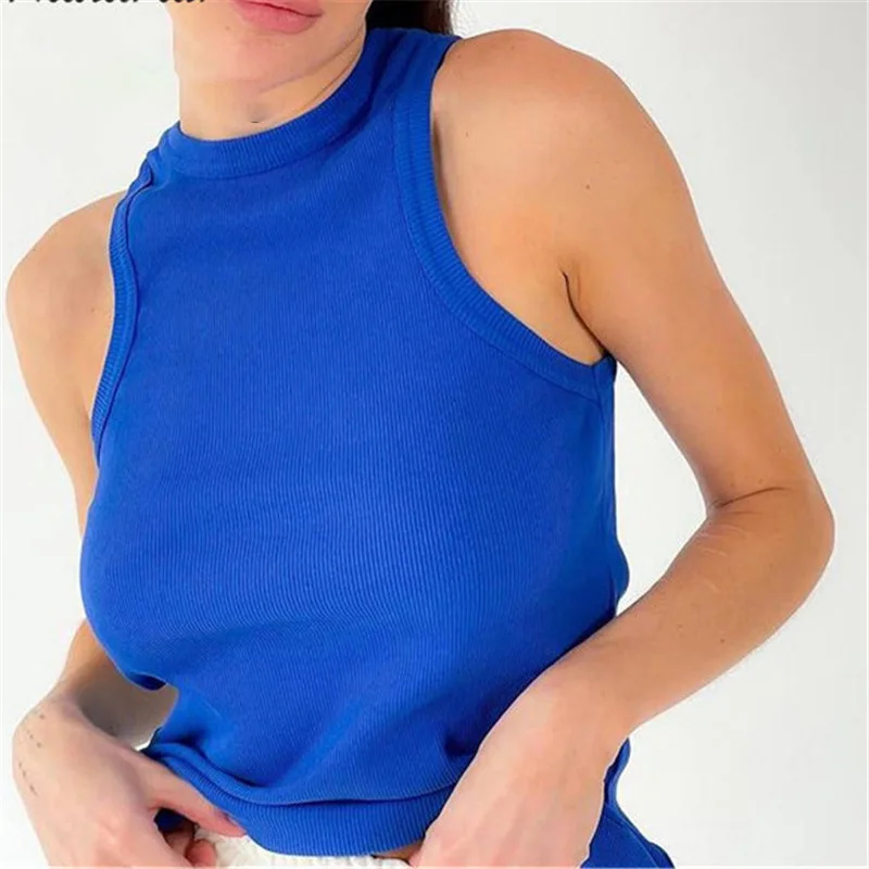 Sleeveless Blue
