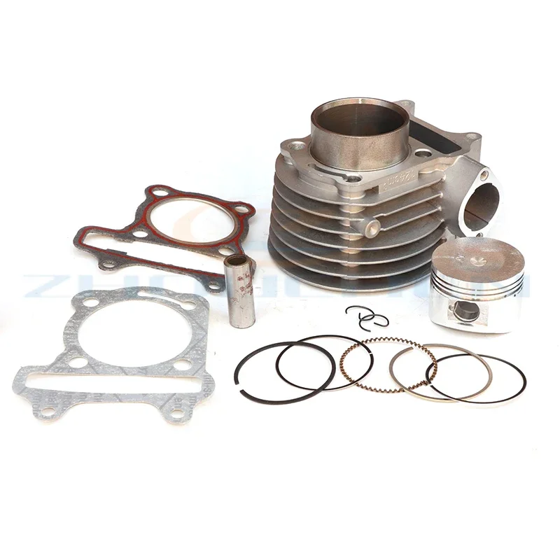 cylinder Kit 52.4mm Cylinder Piston Ring Set for 4 stroke air cooling Scooter Moped ATV QUAD GY6 125 125CC 152QMI 1P