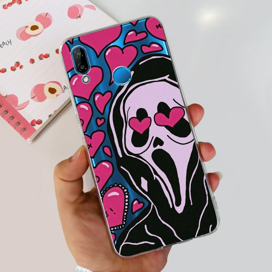 Stylish Painted Clear Silicone Soft TPU Phone Case
